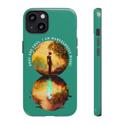 Green Phone Case – “I Am Marvelously Made” (Psalm 139:14)