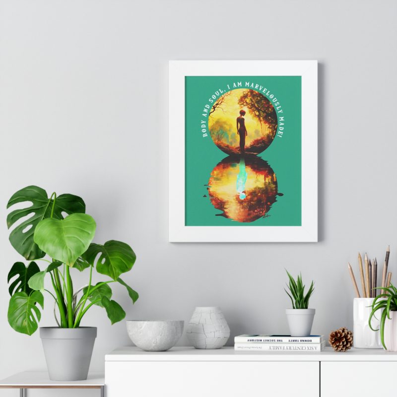Framed Inspirational Wall Art - (Psalm 139:14) - Image 10