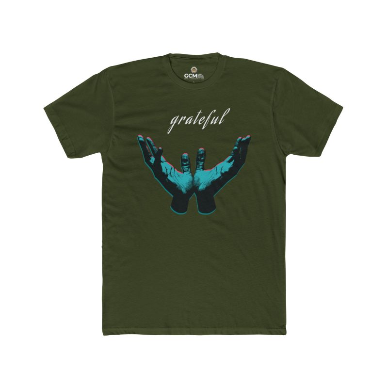 "Grateful" T-Shirt – Prayer Hands Design - Image 4