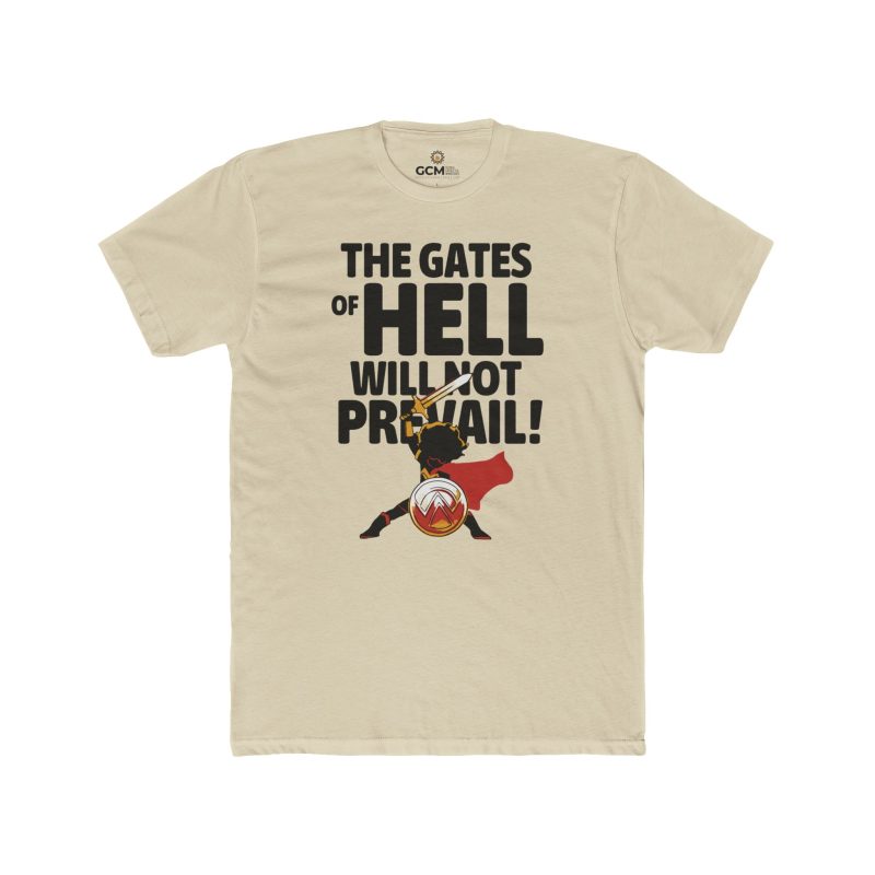 "The Gates of Hell Will Not Prevail" Unisex Christian T-Shirt - Image 5