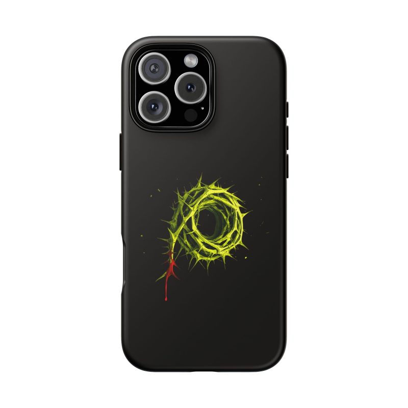 Black Phone Case – Crown of Thorns Design (Symbol of Sacrifice & Strength) - Image 8