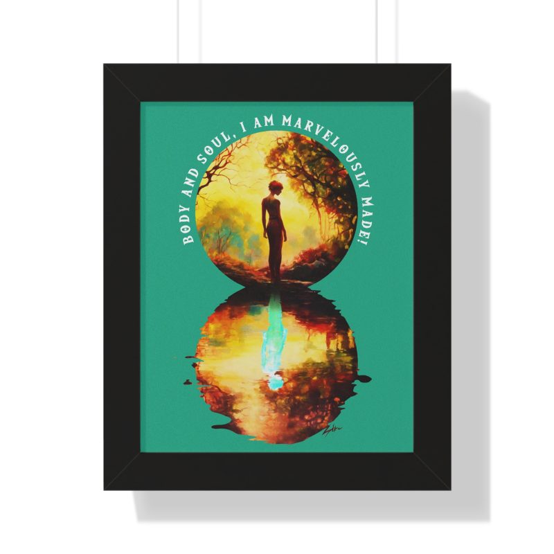 Framed Inspirational Wall Art - (Psalm 139:14) - Image 5