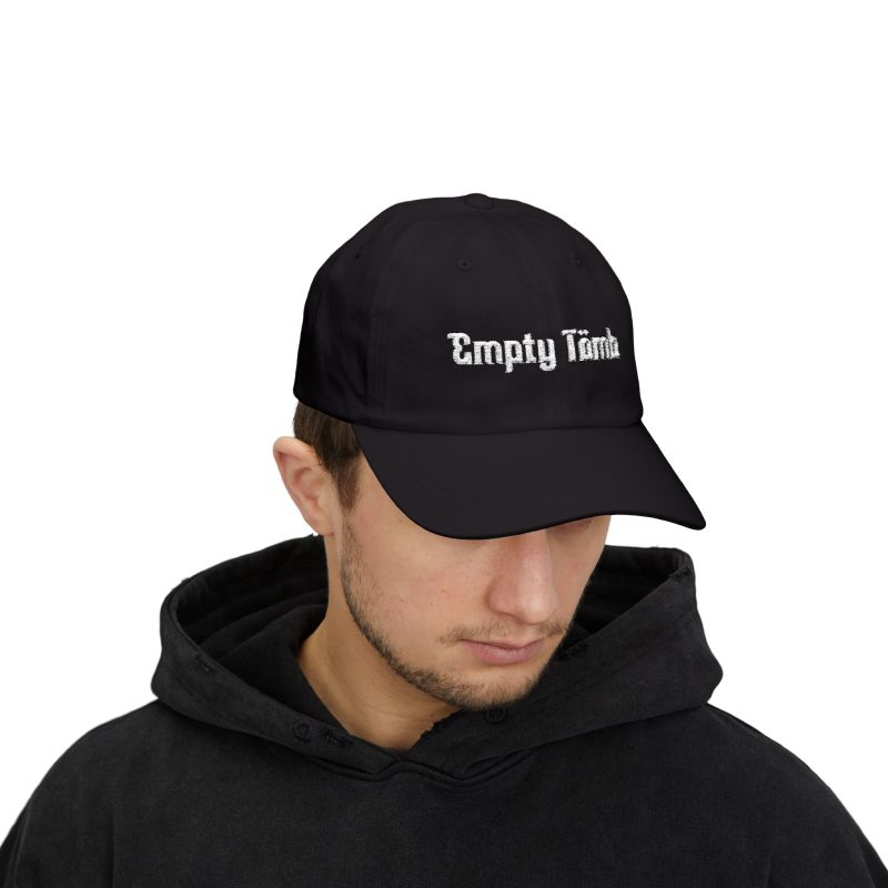 Classic Dad Cap – Empty Tomb Embroidered Hat (Unisex) - Image 2