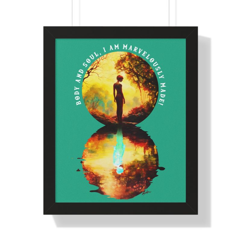 Framed Inspirational Wall Art - (Psalm 139:14) - Image 7