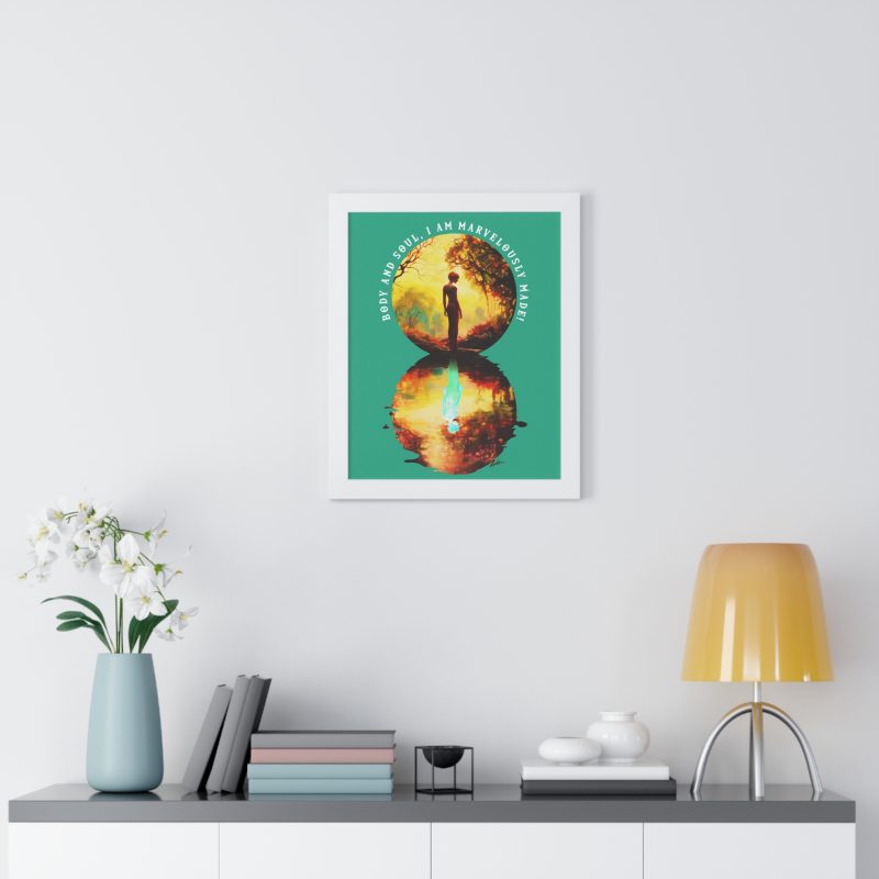 Framed Inspirational Wall Art - (Psalm 139:14) - Image 12