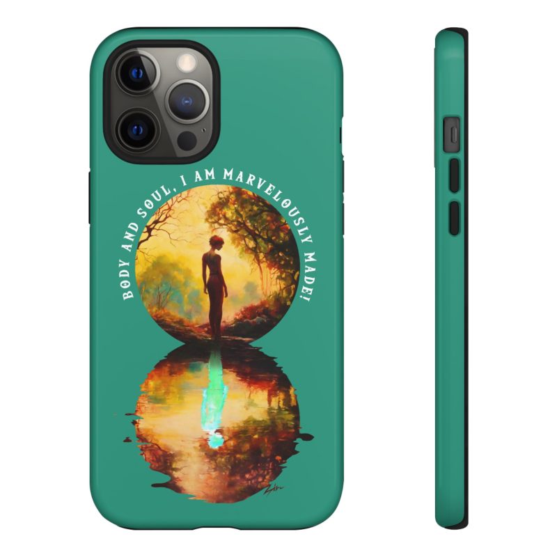 Green Phone Case – “I Am Marvelously Made” (Psalm 139:14) - Image 2