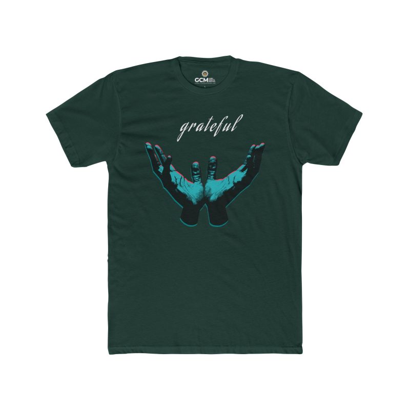 "Grateful" T-Shirt – Prayer Hands Design - Image 7