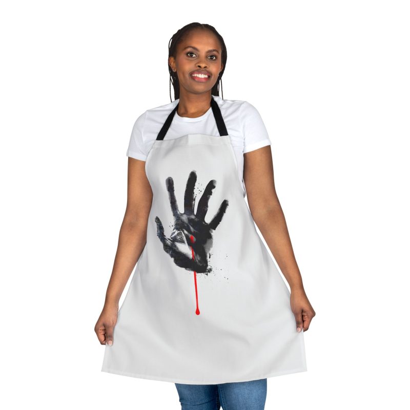 Apron – “Pierced Hand of Jesus” Graphic Design - Image 2