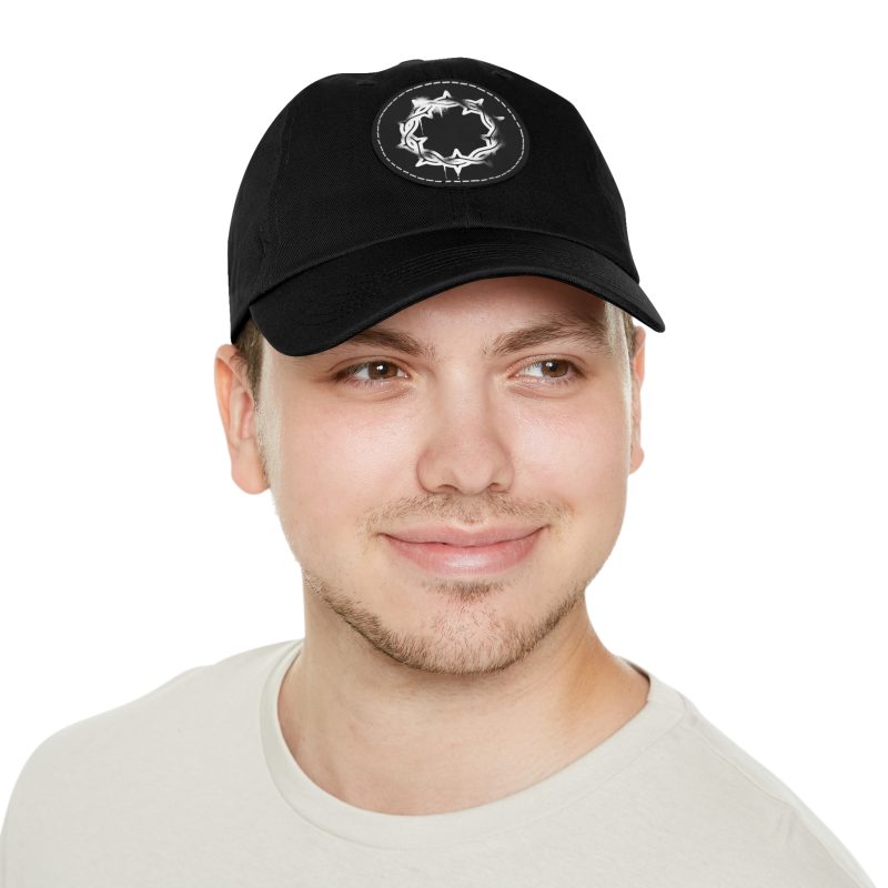 Crown of Thorns Leather Patch Hat - Image 2