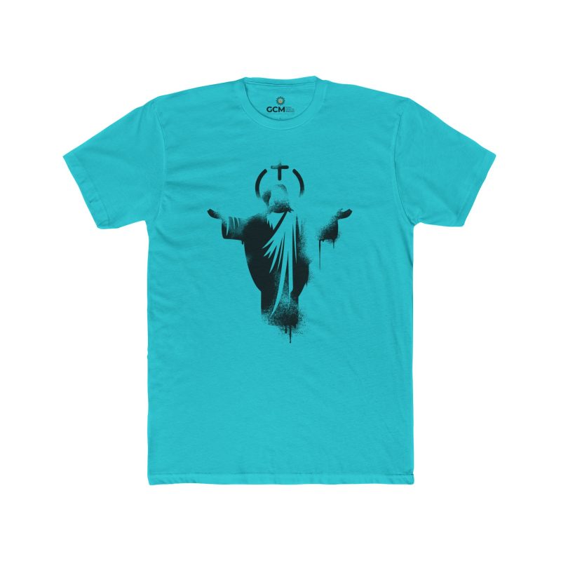 Ascended Son T-Shirt – Jesus with Halo & Cross Design - Image 7