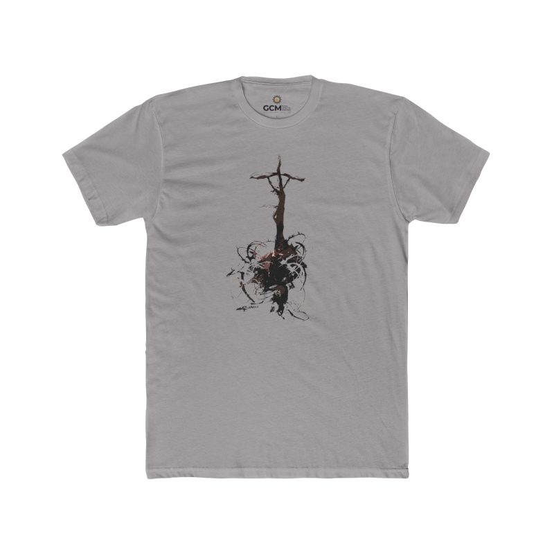Heart of Jesus T-Shirt – Cross & Christ Design (Unisex) - Image 6