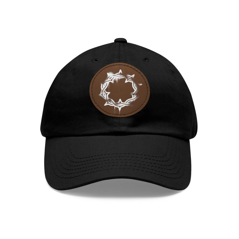 Crown of Thorns Leather Patch Hat - Image 8