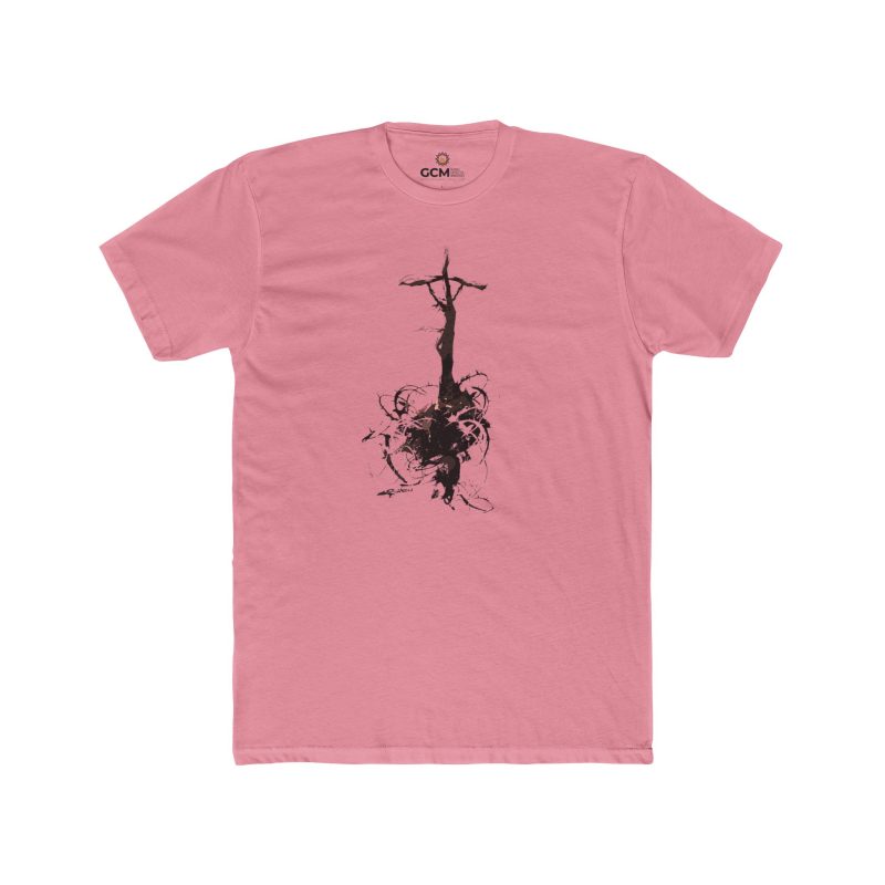 Heart of Jesus T-Shirt – Cross & Christ Design (Unisex) - Image 5