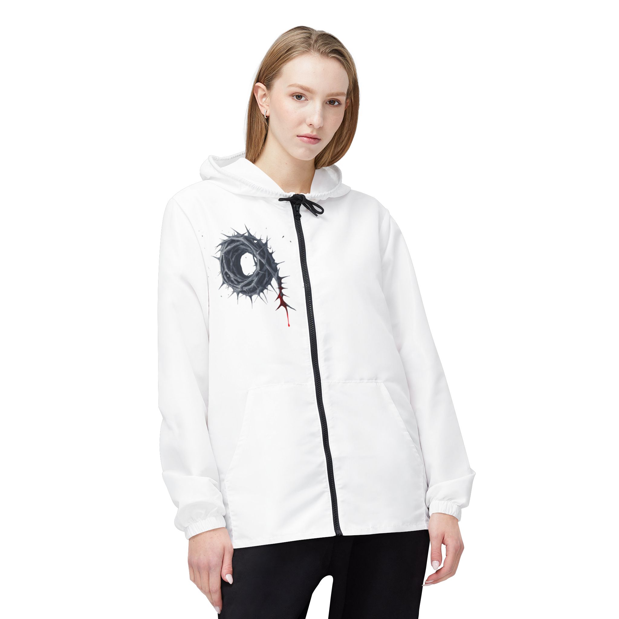 "Crown of Thorns" Windbreaker Jacket - Image 3