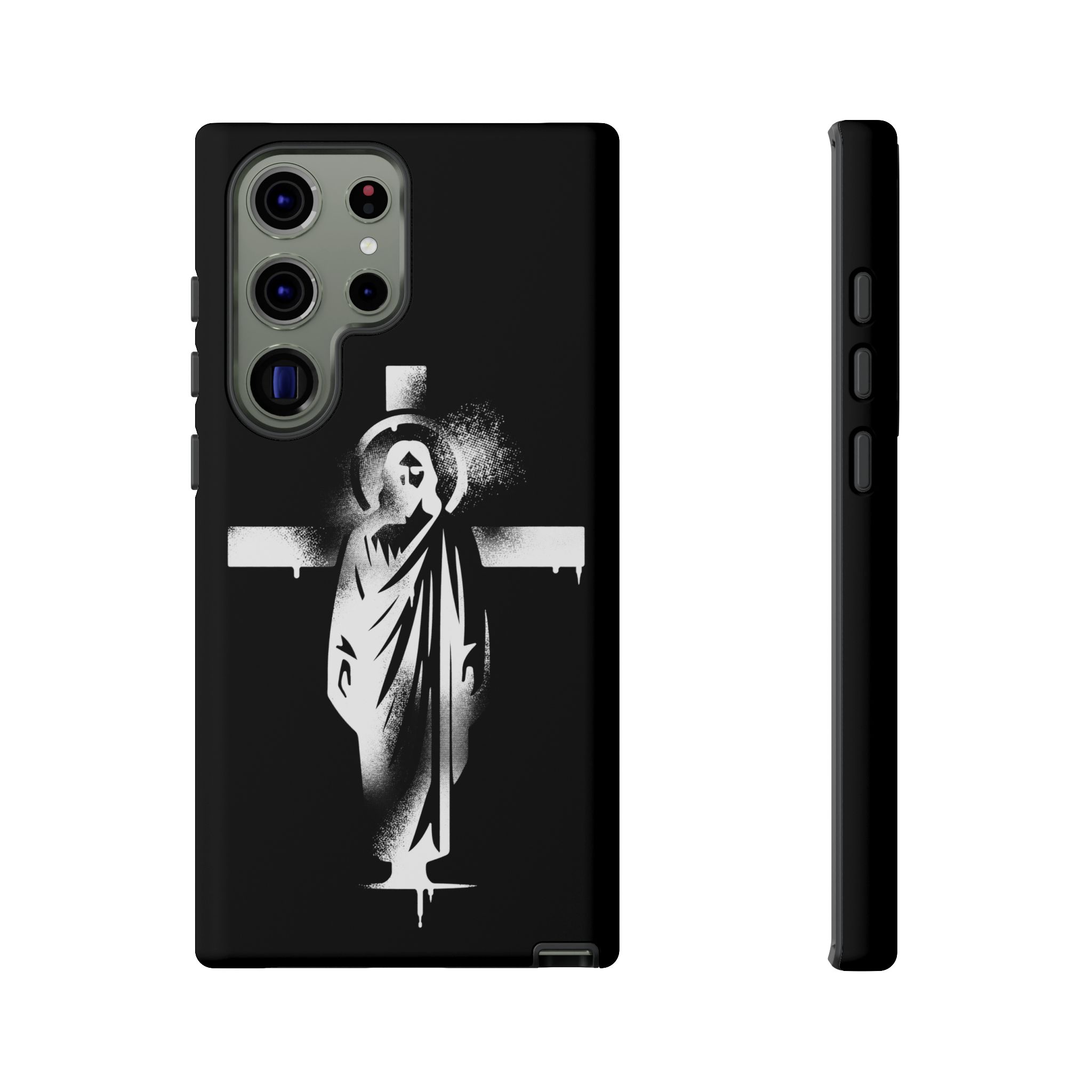 "Jesus" Phone Case – Black - Image 60