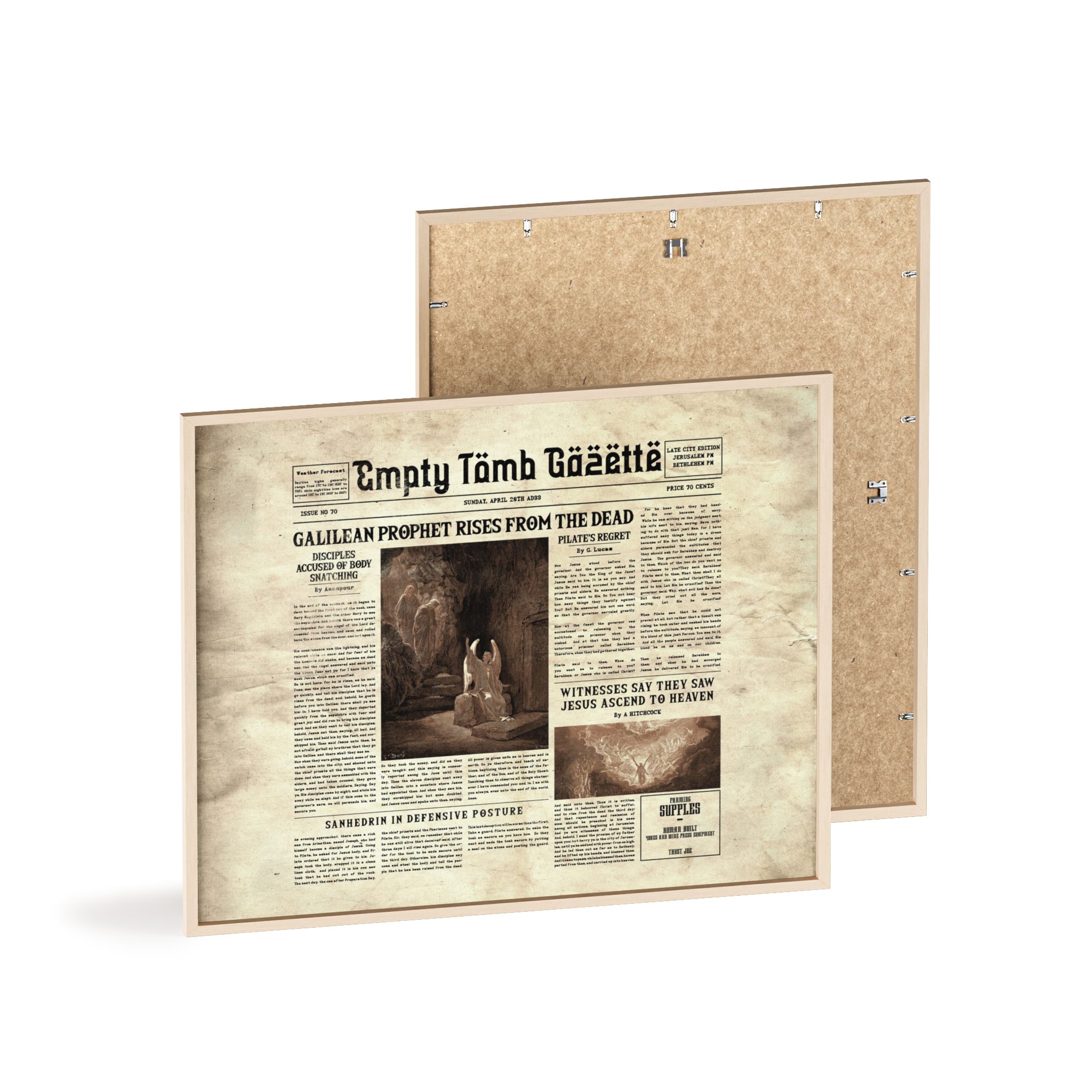 “Empty Tomb” Wooden Framed Poster - Image 10