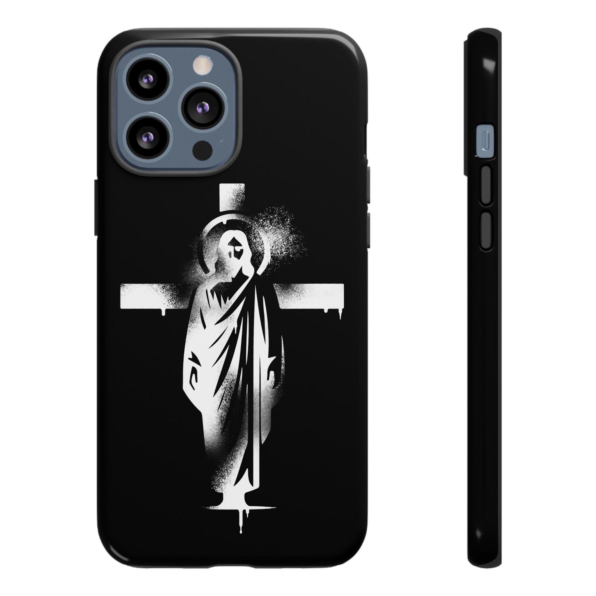 "Jesus" Phone Case – Black - Image 36