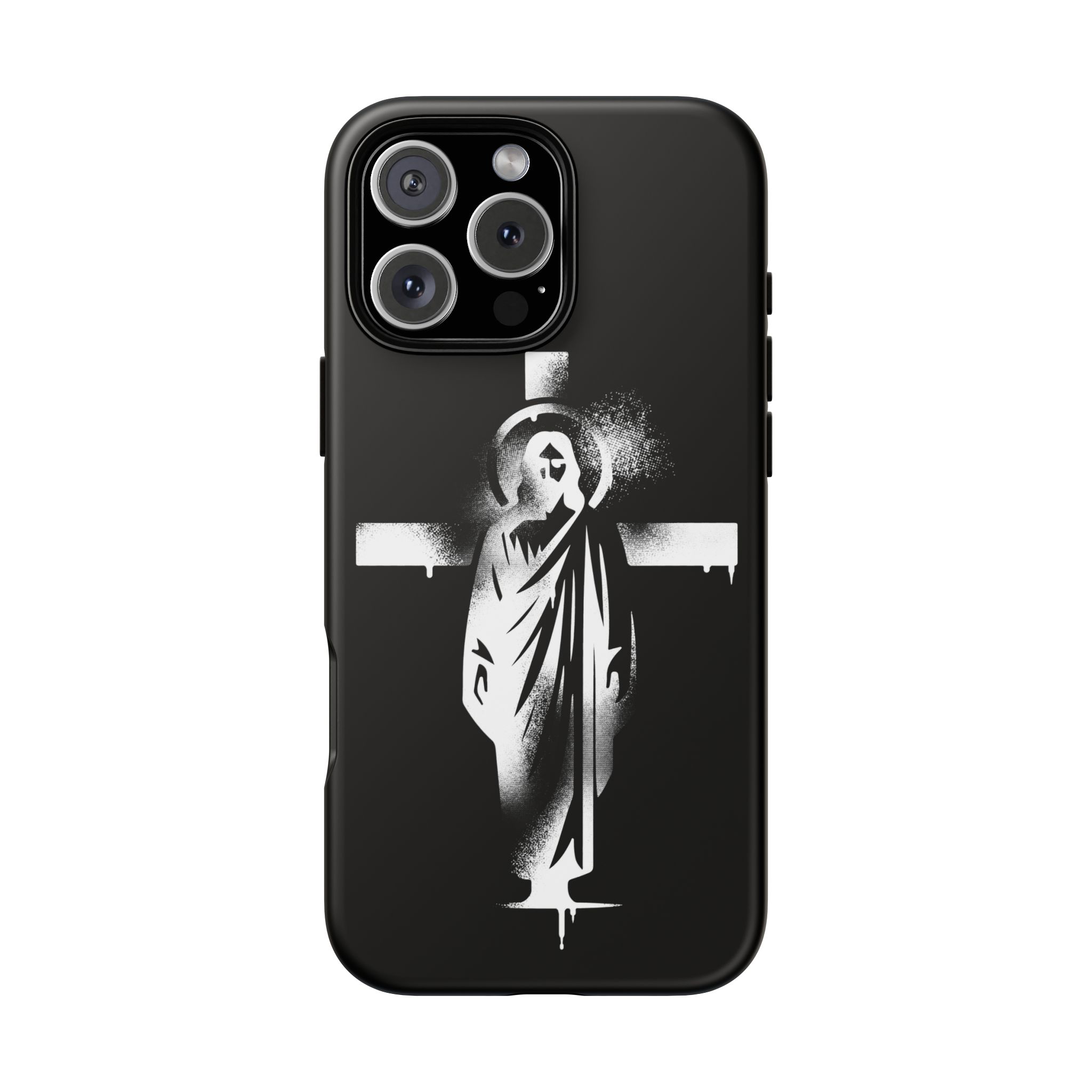 "Jesus" Phone Case – Black - Image 80