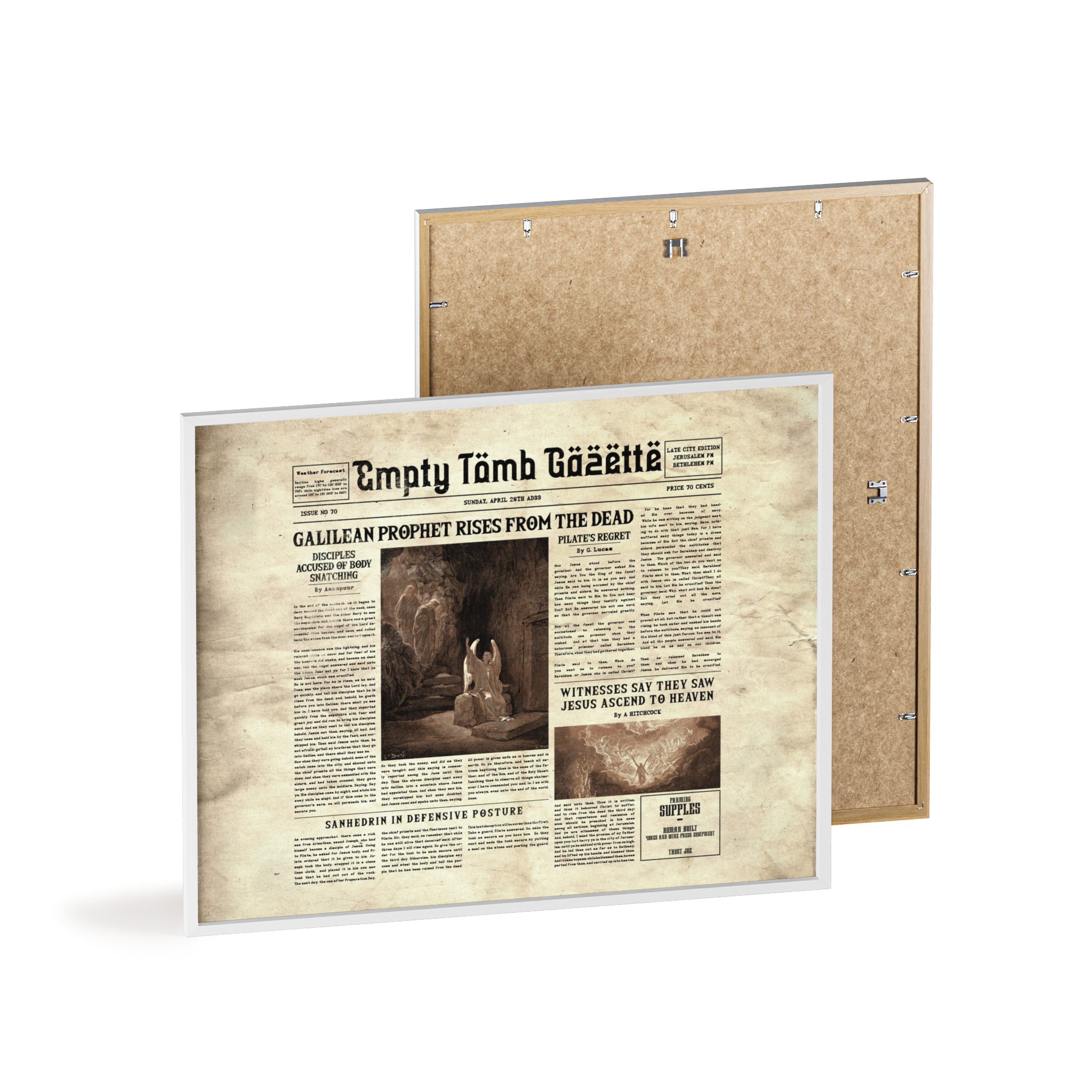“Empty Tomb” Wooden Framed Poster - Image 18