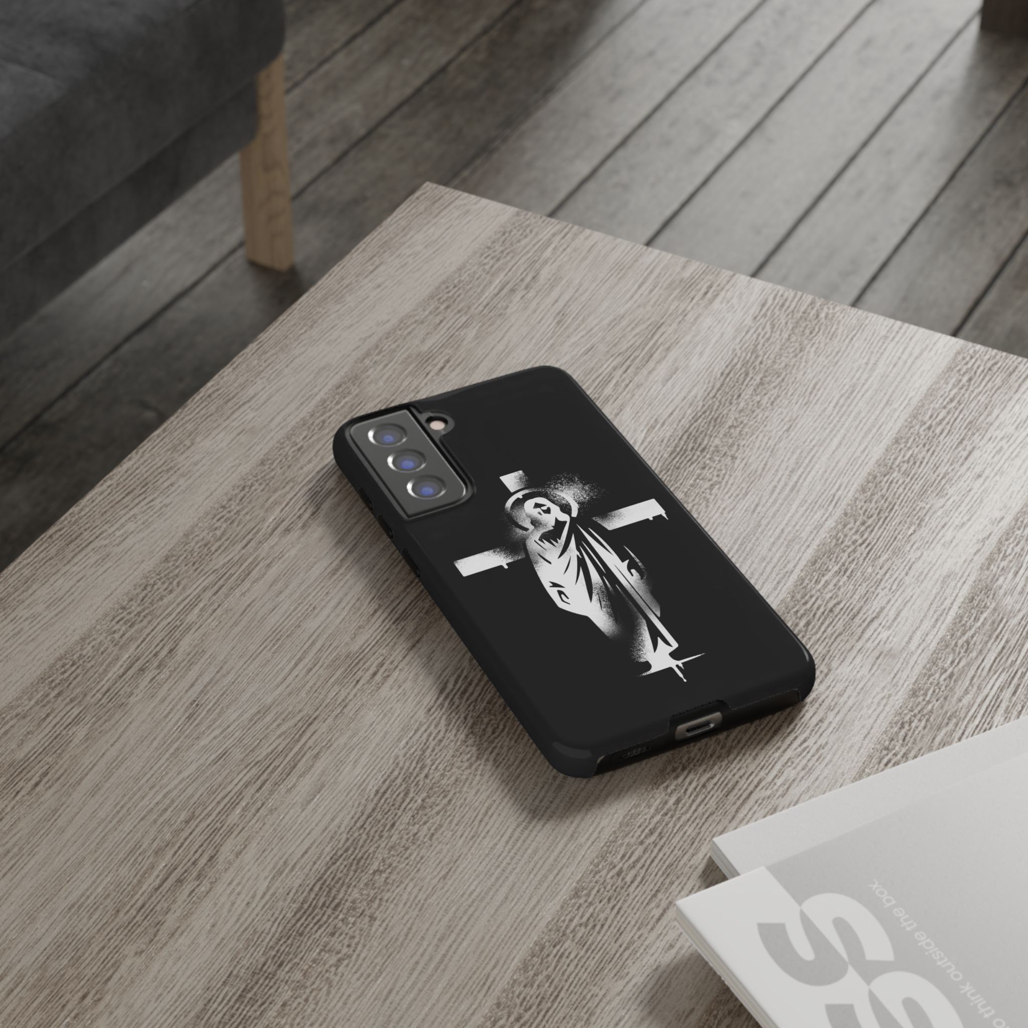 "Jesus" Phone Case – Black - Image 43