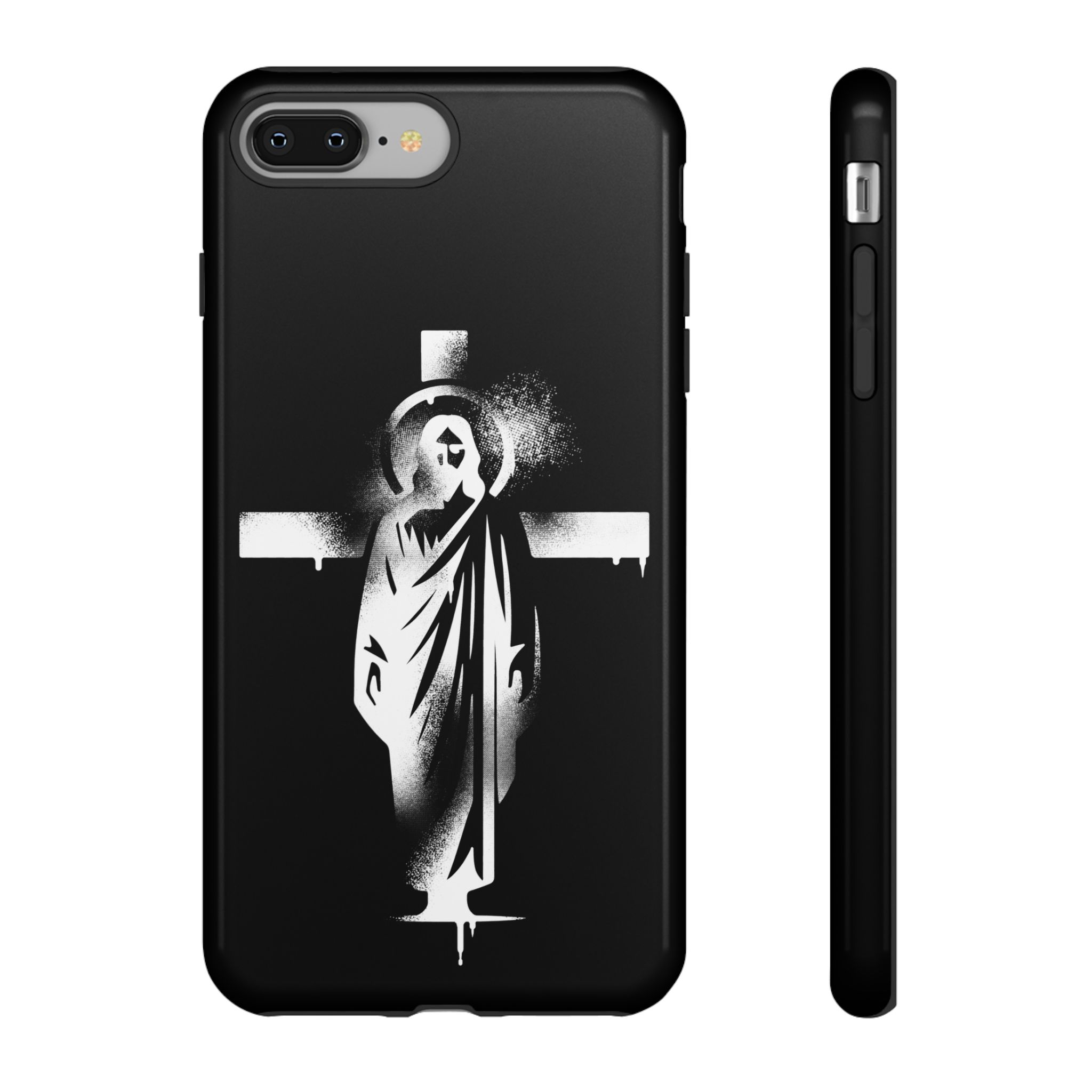"Jesus" Phone Case – Black - Image 8
