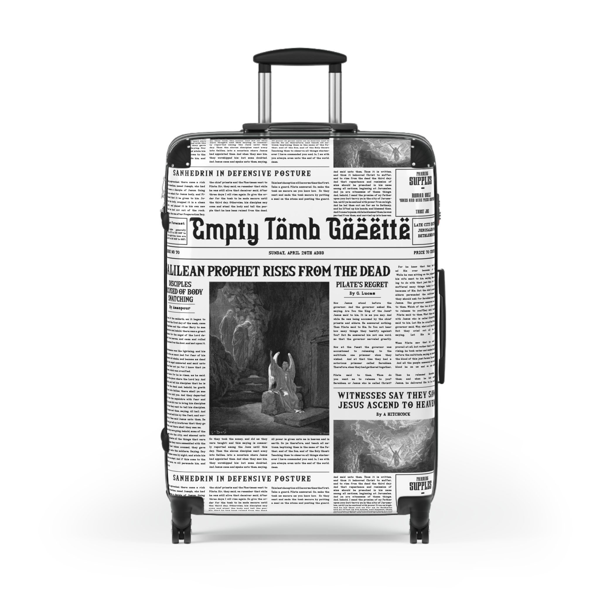 “Empty Tomb” Travel Suitcase - Image 14