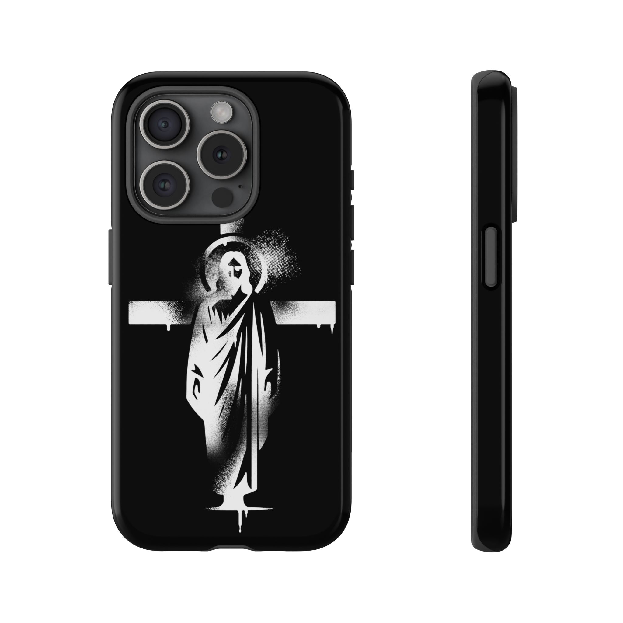 "Jesus" Phone Case – Black - Image 65