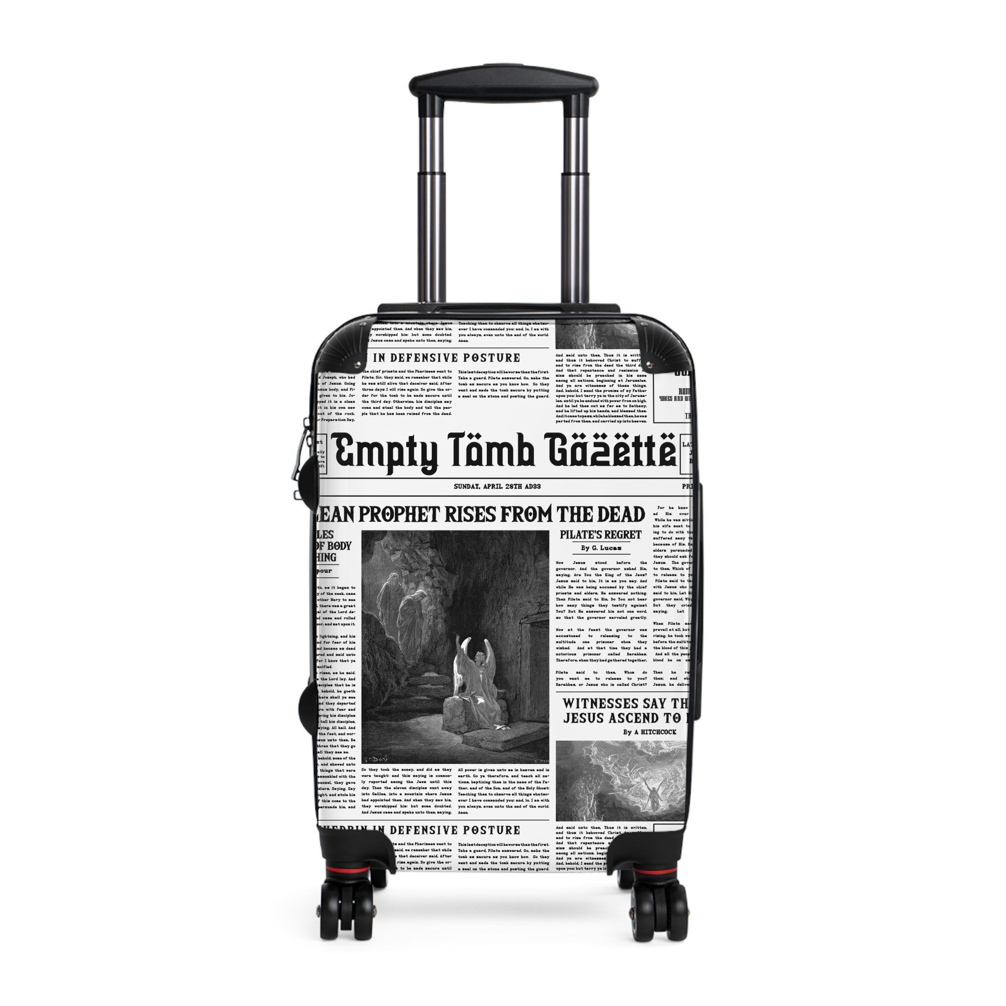 “Empty Tomb” Travel Suitcase - Image 3