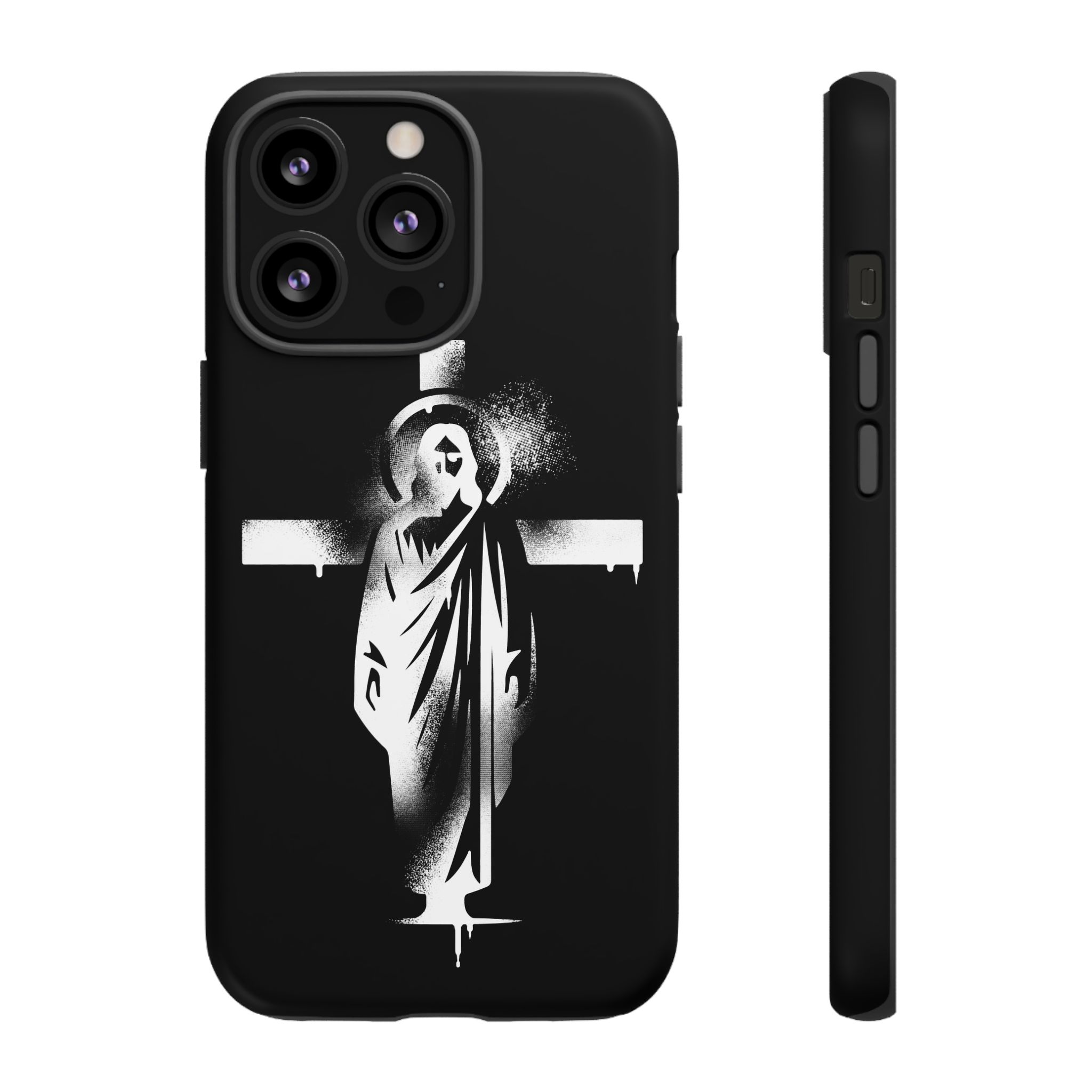 "Jesus" Phone Case – Black - Image 35