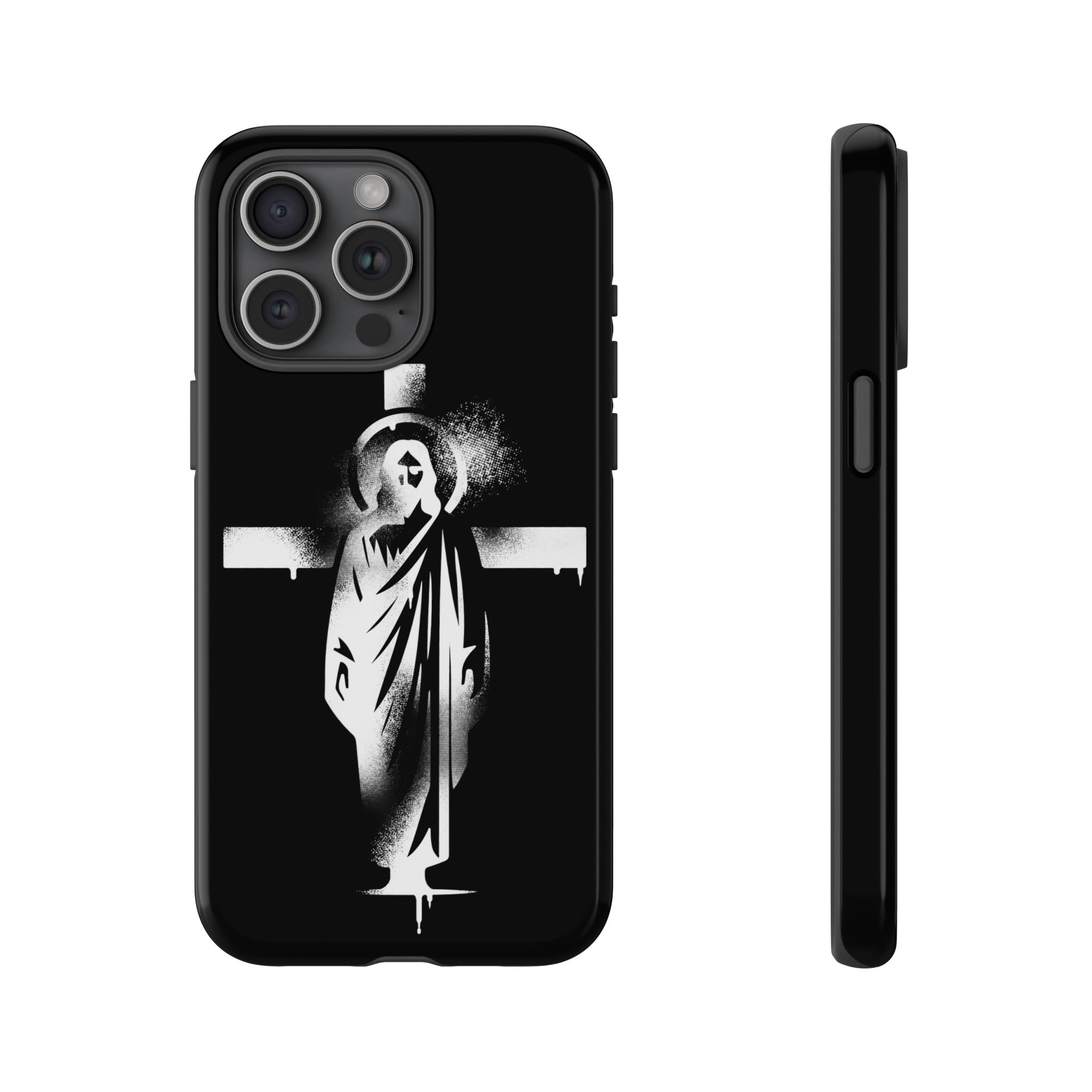 "Jesus" Phone Case – Black - Image 67