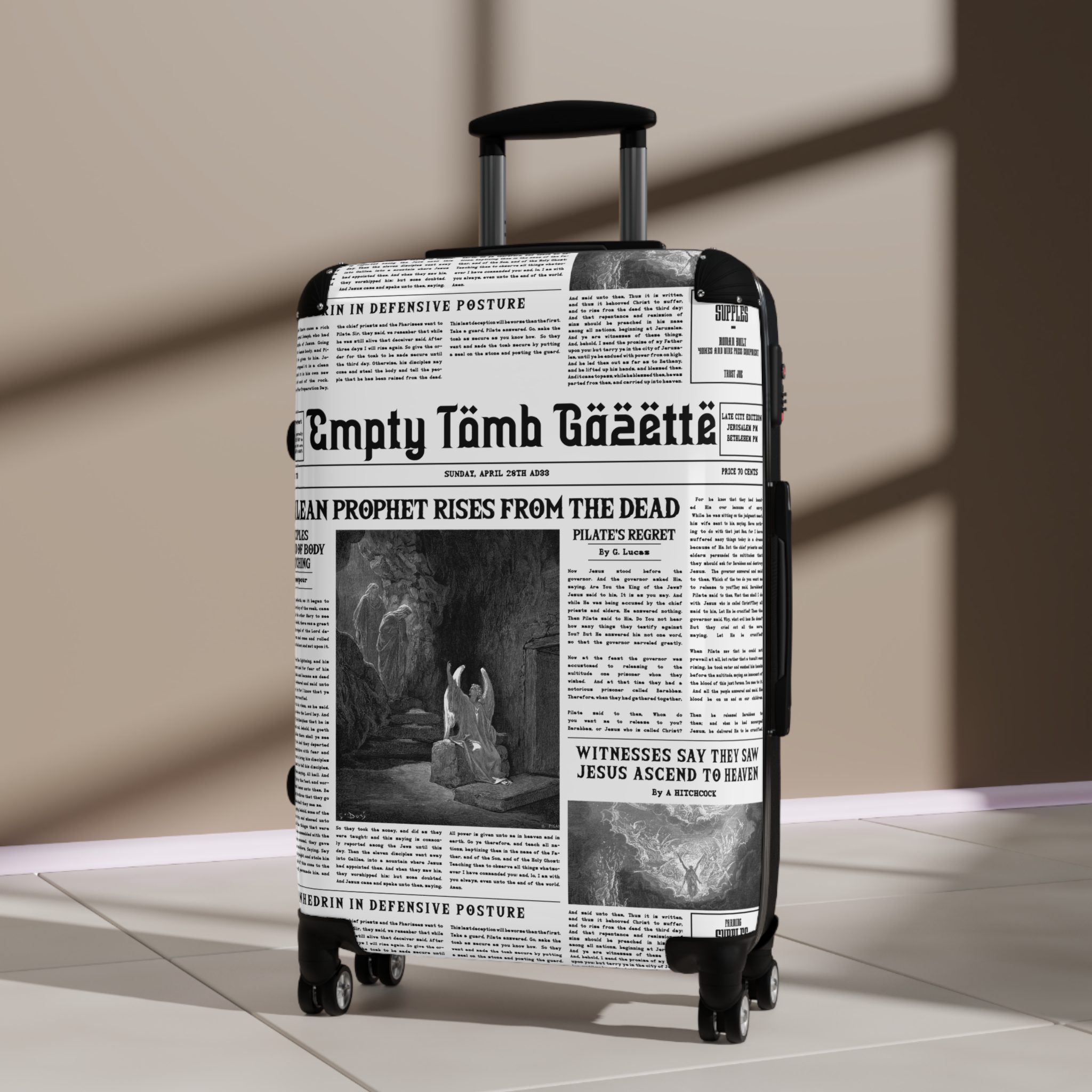 “Empty Tomb” Travel Suitcase - Image 13