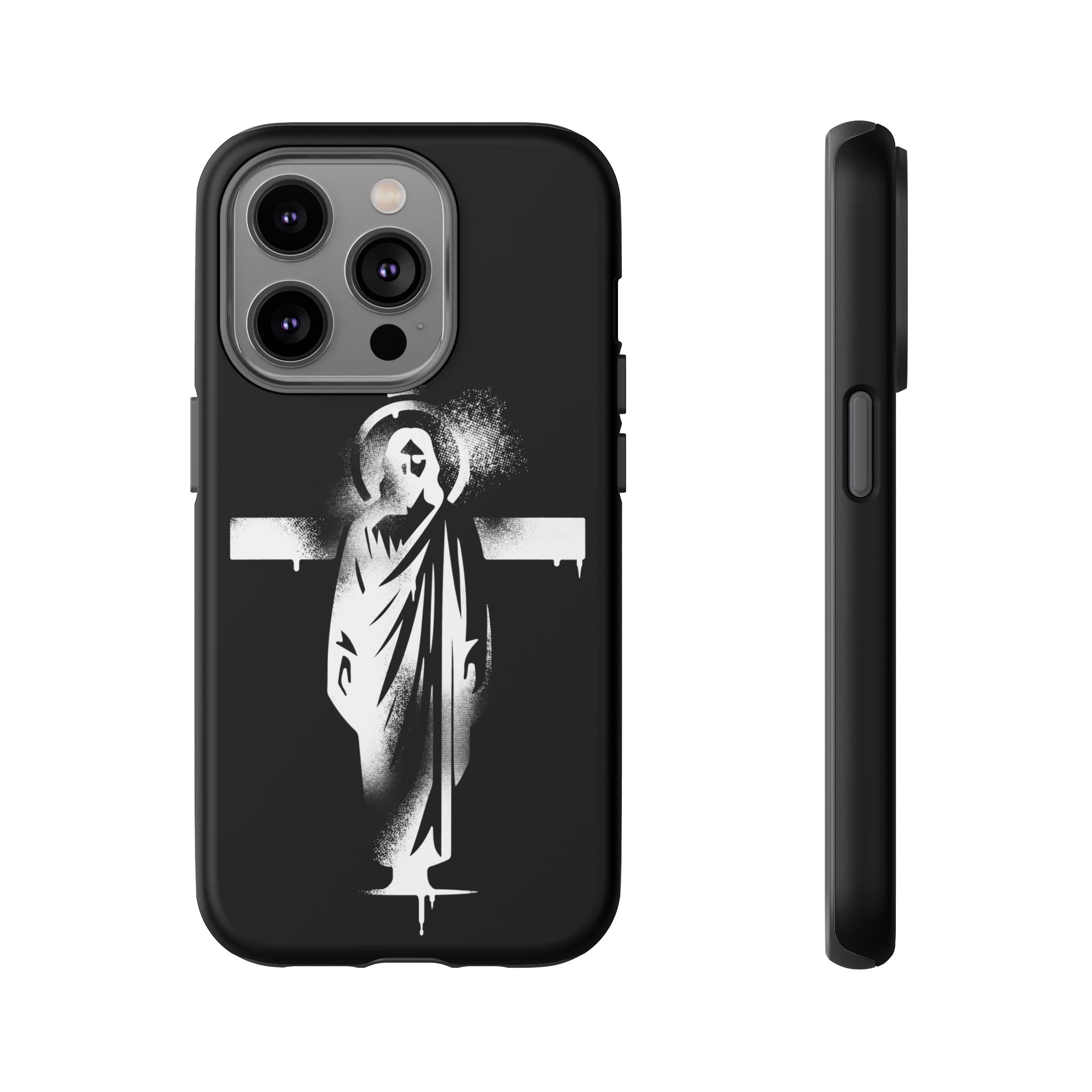 "Jesus" Phone Case – Black - Image 50