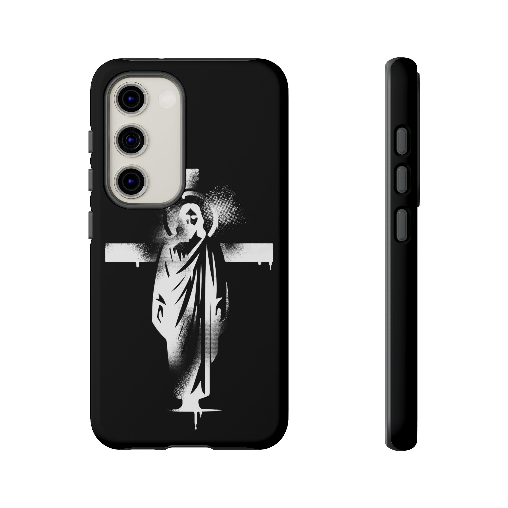 "Jesus" Phone Case – Black - Image 56