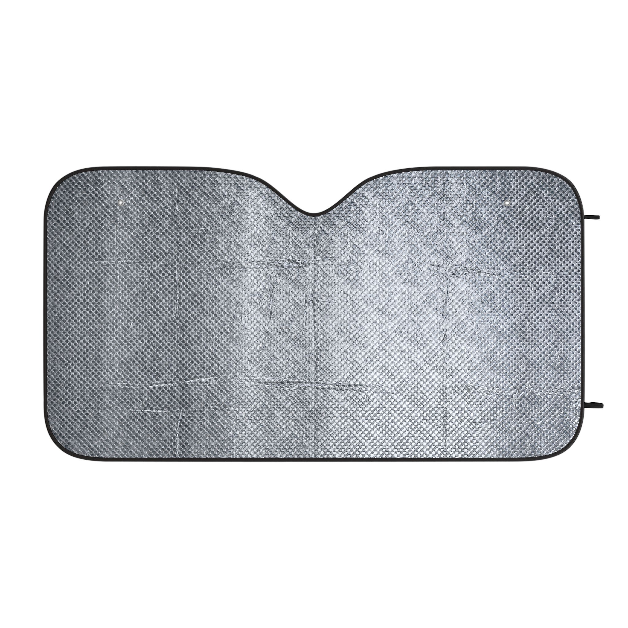 Vehicle Sunshade – Open Hands in Prayer with “Our Father Who Art in Heaven” (Orange) - Image 4
