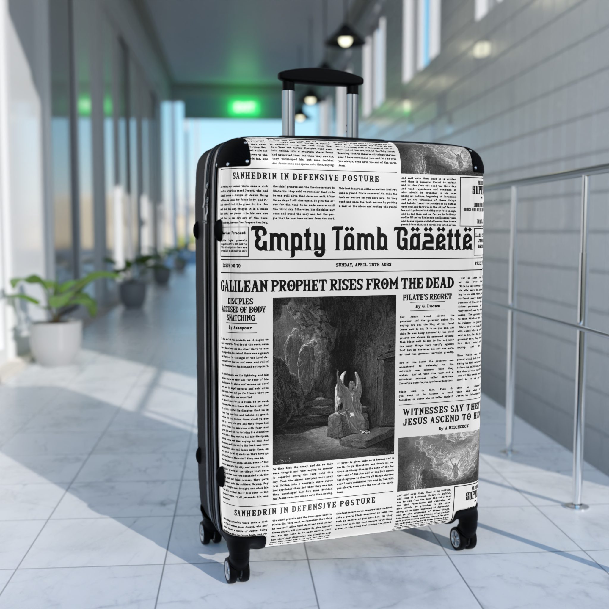 “Empty Tomb” Travel Suitcase - Image 16