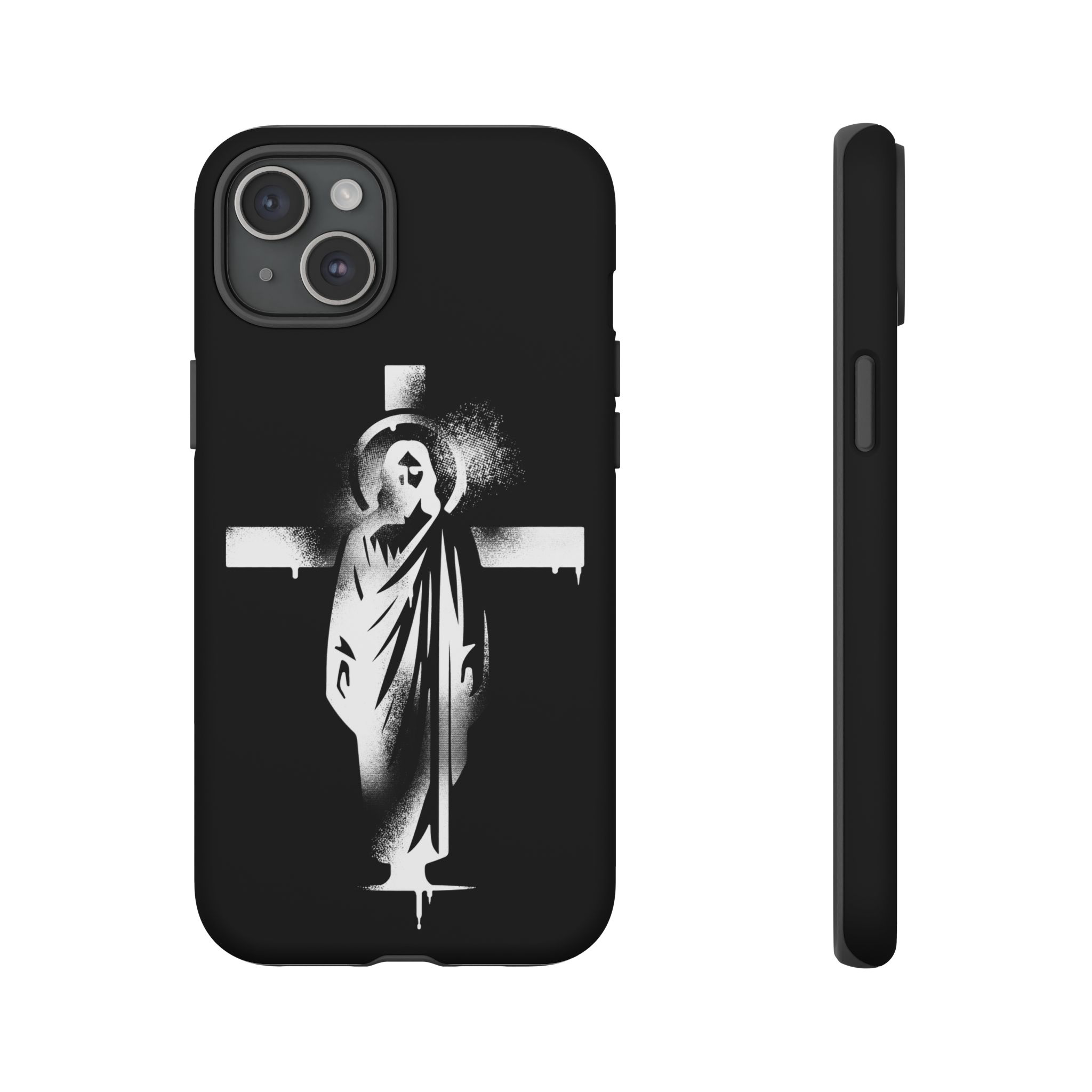 "Jesus" Phone Case – Black - Image 64